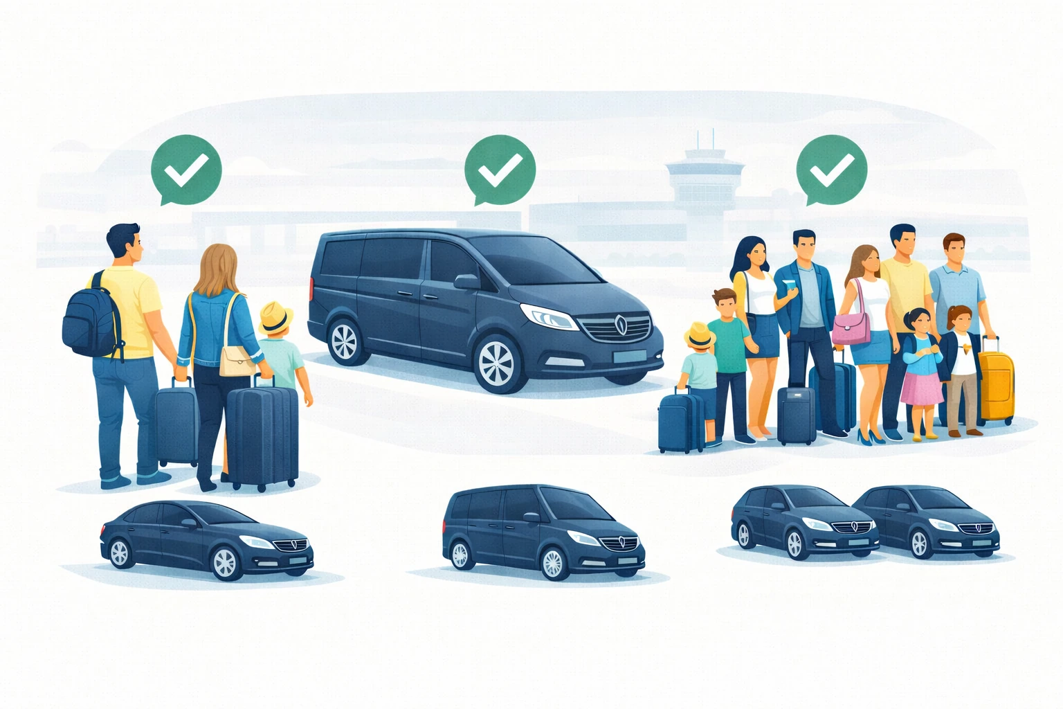 👥 Pasajeros y grupos: cuántas plazas hay y cómo reservar